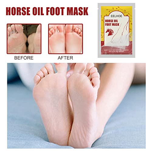 Pé de óleo de cavalo? Pergunte a esfolia suavemente a pele e os calos mortos, evita a secura, hidrata e pés macios 1ml
