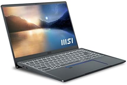MSI Prestige 14 Evo fino e laptop acionado por desempenho: 14 FHD 1080p, Intel Core i7-1185g7, Intel Iris XE, 32 GB, 1 TB SSD, Thunderbolt 4, Win10, Carbon Grey