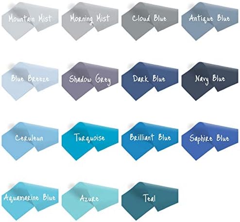 Tons insidemynest de lençóis de papel de cor azul 30x20 qualidade premium