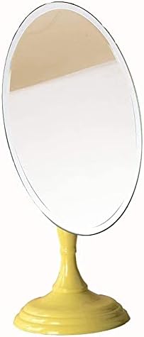 Espelho de maquiagem de espelho pequeno gbyj, desktop de despojamento oval espelhado de espelho oval espelhado espelho