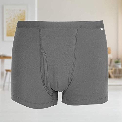 East Buy - Roupa íntima para homens - Men's variados de abundância de incontinência reutilizável de absorção regular de absorção, resumos de estilo Mens Jock Strap, M -XXL Incontiny Underwear para homens