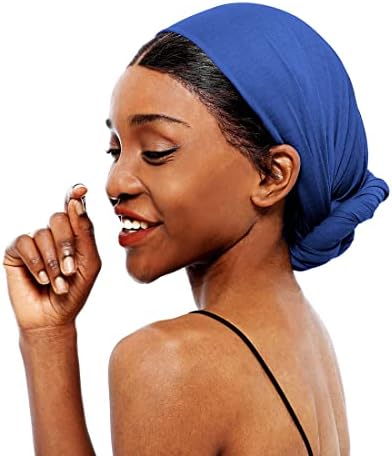 Cabeça de cabeça para mulheres negras - Yuzifox Long Knit Headwraps