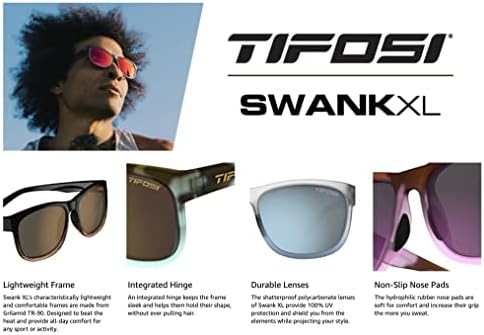 Óculos de sol Swank XL Mens e Mulheres - Para ciclismo, pesca, golfe, caminhada, pickleball, corrida, tênis e estilo de vida da moda
