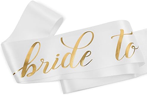 Yulips Bride To Be Sash - Bachelorette Party Bridal Chused Decorações de casamento Acessórios e presentes de noiva