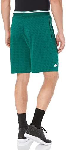 Lacoste Sport Men's Sport Jacquard Knit em todos os shorts de tênis impressos