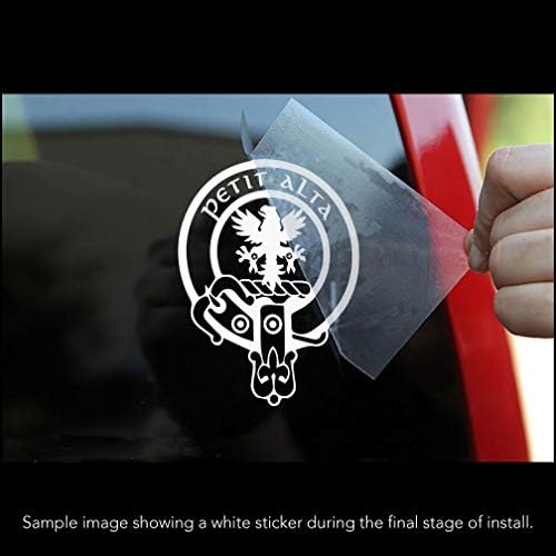 Fotheringham Scottish Clan Vinyl Sticker Decal Tartan com Banner Option Family