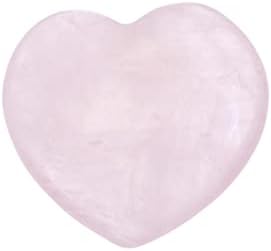 Homoyoyo rosa coração cardíaco natural pingente pendente de cristal coração gemas de colares a granel gemas para artesanato fofo buft stones cálculos palmacho cálculos cálculos amostra rosa quartzo rosa cristal