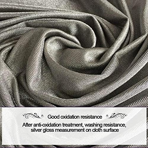 BTuryt Silver Fiber Fabric Anti Radiação e EMF para criação de roupas de avental ou RF/LF Bloqueio/bloco de blindagem
