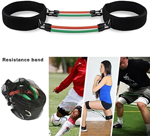 N/A Banda de resistência conjunto dinâmico Treinamento de velocidade de borracha esportes elásticos para equipamentos de exercícios para fitness