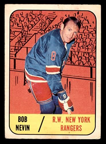 1967 Topps 28 Bob Nevin New York Rangers-Hockey Good Rangers-Hockey