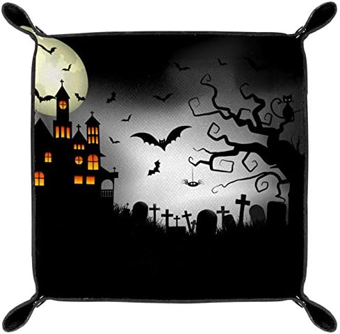 Lorvies Spooky Halloween Background Storage Box Cube Bins Bins Bins for Office Home