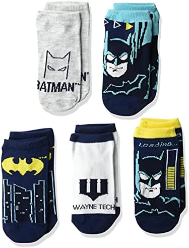Batman Boys 5 Pack Shorty Socks
