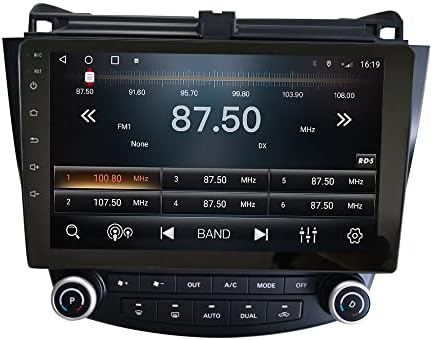Android 10 Autoradio Navigação de carro Multimídia Multimedia GPS Radio 2.5D Tela de toque Forhonda Accord 2003-2007