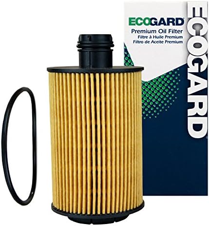 ECOGARD X10232 Filtro de óleo de motor de cartucho premium para óleo convencional se encaixa em RAM 1500 3.0L Diesel 2014-2018,