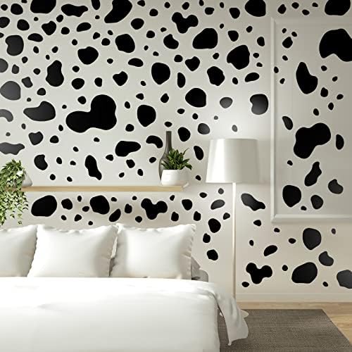 486 PCs engraçados decoração de parede de vaca Decoração de vaca decoração Presentes de vaca adesivos de vaca tampa de vinil decalques de arte da parede
