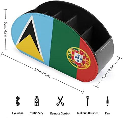 Saint Lucia Portugal Bandeira Remote Control titular