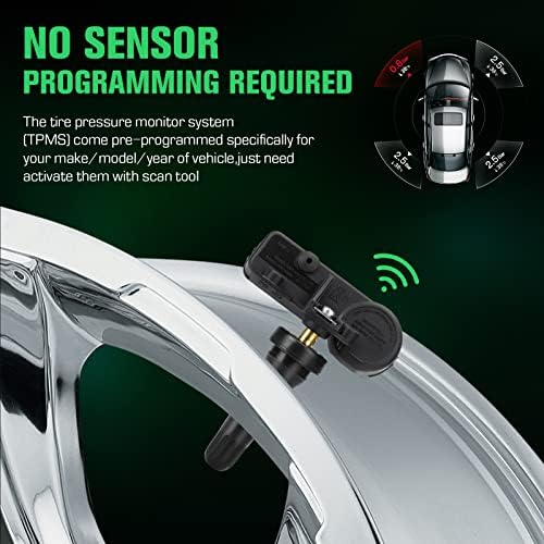 28103SA002 Sensor de pressão dos pneus 315MHz Sistema de monitoramento de pressão dos pneus TPMs para Subaru Forester/Tribeca/Impreza/Crosntrek & More 28103AG00A