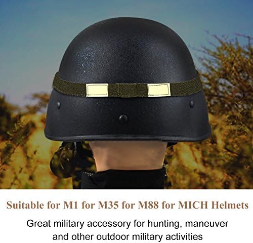 Cinta de capacete tático, tiras de banda de capacete de camuflagem refletora para o capacete M1 M88 Mich