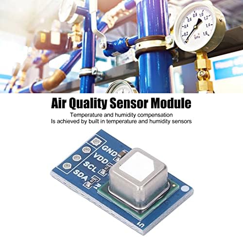 Módulo de sensor de gás, termômetro 2.4-5.5 V Módulo de sensor de qualidade do ar para escritórios