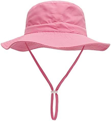 Bebê de verão chapéu de chapéu solar de proteção solar garoto de praia boné chapéu de balde protetor solar