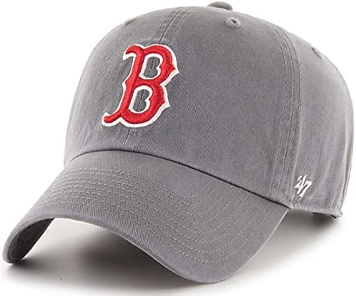 '47 MLB Cinza escuro Limpe a touca de chapéu ajustável, um tamanho adulto