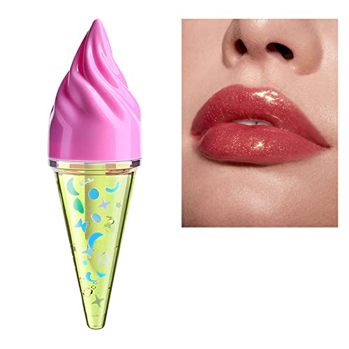 Colorir maquiagem suprimento de doces de enchimento de lips de lábios de gelo mel transparente 5 ml pacotes de base de brilho labial