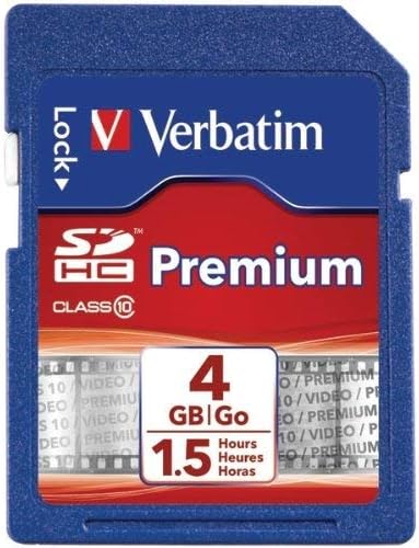 Cartão de memória sdhc clássico premium, 4 GB