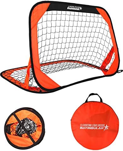 Bayinbulak Pop Up Soccer Goal Portable Soccer Net para treinamento em quintal, 1 pacote
