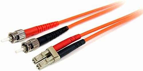 Startech.com Cabo de fibra óptica de 1M - Duplex multimodo 62.5/125 - LSZH - LC/ST - OM1 - LC para ST Fiber Patch Cable