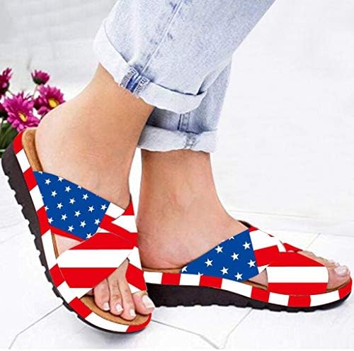 Hunyun Mulheres bandeira sandálias de verão de verão grossa sapatos de sandália de casca de salto