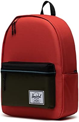 Herschel Classic XL Backpack, Chili/Black/Ivy Green/Storm Blue, Tamanho único