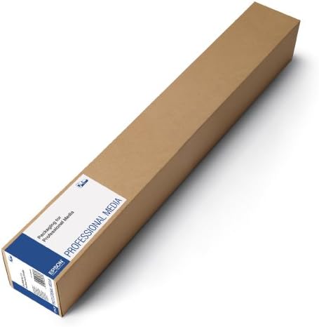 Epson S041638 Rolls de papel fotográfico premium, 270 g, 24 x 100 pés, rolo, branco