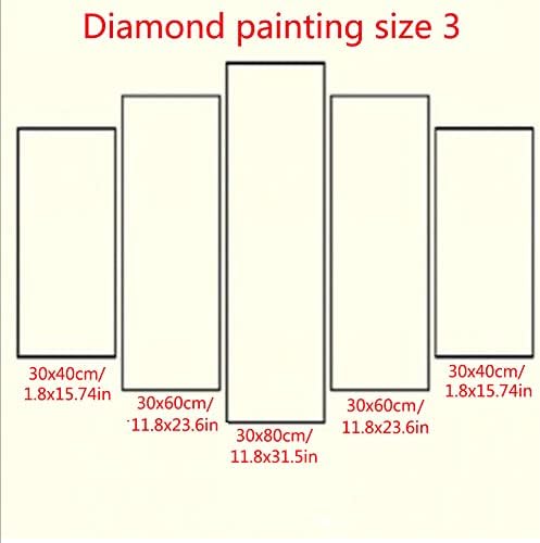 Kits de pintura de diamante 5D grandes para adultos Pintura de bordado de diamante de diamante de diamante de adultos por kit de