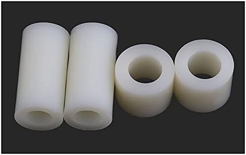 Coluna de isolamento, almofada de plástico, luva de nylon de coluna reta Junta abdominais, espaçador de orifício redondo, m3m4m5