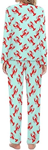 Pijama feminina de lagosta do oceano