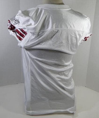 2005 San Francisco 49ers Blank Game emitiu White Jersey Reebok 44 DP24158 - Jerseys não assinados da NFL usada