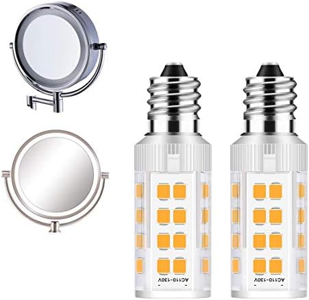 2Pack LED Makeup espelho de lâmpada espelho de reposição 20W RP34b Bulbo de lâmpada BE151T BE71CT BE47X BE47BR PARA A VANIDADE