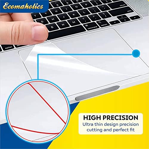 Capa de protetor para laptop Ecomaholics Touch Pad para Dell Vostro 14 3490 laptop de 14 polegadas, pista transparente Protetor