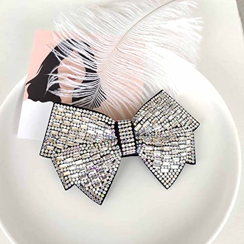 4pcs shinestone cristal clipe de cabelo para meninas mulheres glitter borboleta cabelo clipe de jato princesa cabeceira