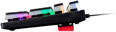 MONOPRICE MP810 Teclado de jogos mecânicos ópticos - Red Switch, RGB, Spillsproof, LightStrike - Por Blackbird Gaming