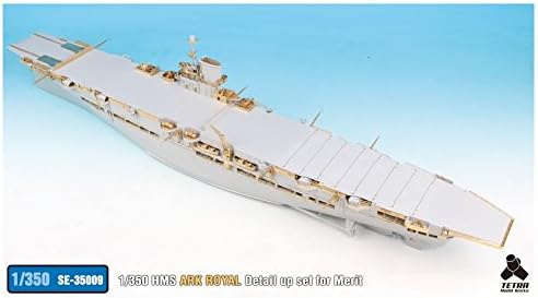 Modelo Tetra Works 1/350 British Aircraft Carrier ARC Royal For Me Company Ships Acessórios Peças de peças para Modelo de Plástico Se3509