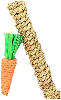 N / C Treinador de animais de estimação da moda, moldura de escalada de decoração de corda Sisal, pendurando 3 tipos de formas de cenoura,