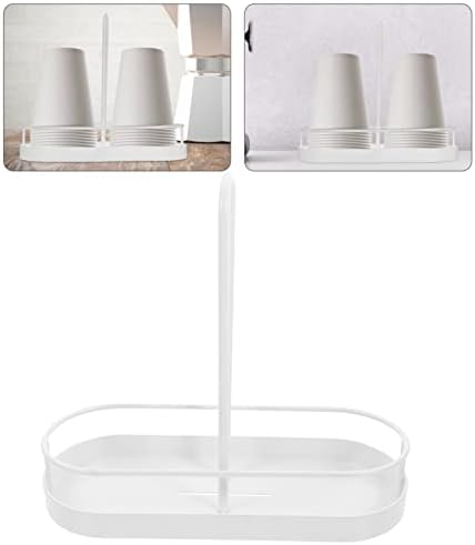 Zerodeko copo Organizador de papel Copo Dispensador de ferro Iron descarte o suporte da xícara de copo de copo de