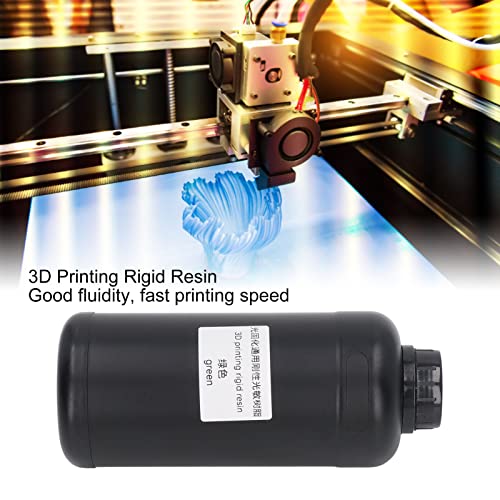 Resina de cura UV, alta precisão Fácil para resina de impressora 3D Resistente de baixa retração de 1000 ml para modelos de desktop