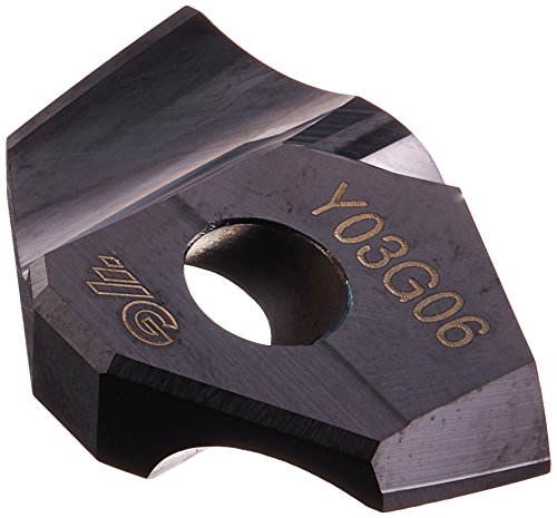 YG-1 Y03G06 63/64 Inserção de broca de dream de carboneto I, acabamento tialn, 6,5 mm de espessura
