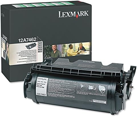 Lexmark 12A7462 Cartucho de toner de alto rendimento, preto - em embalagens de varejo
