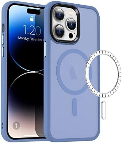 SR Design exclusivo para iPhone 14 Pro Max Skin Feel Charging sem fio Capinho móvel Caso magnético de luxo Slim Translúcido fosco