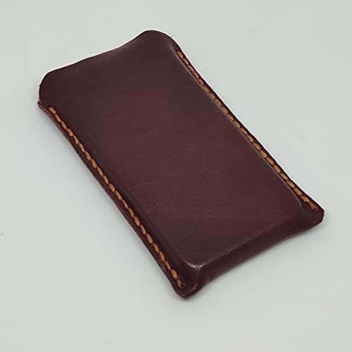 Caixa de bolsa coldre de couro coldsteral para Xiaomi Mi CC9E, capa de telefone de couro genuíno artesanal, capa de bolsa de couro feita