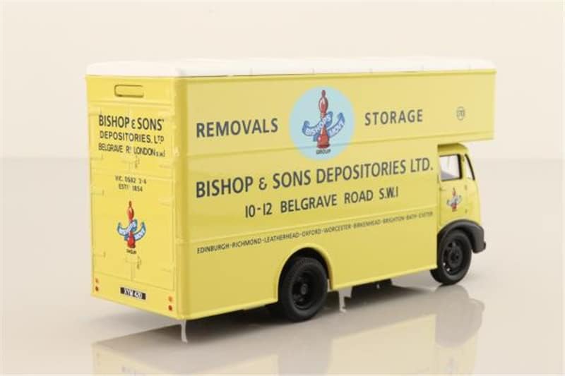 Corgi Morris Luton Van Bishops Move 150º Anniversary Modelo Limited Edition 1/50 Modelo pré-construído do caminhão Diecast