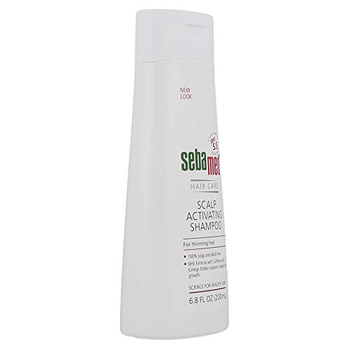 Sebamed anti -perda de cabelo shampoo ativador de couro para desbaste suporta o crescimento natural do cabelo ajuda a combater a perda